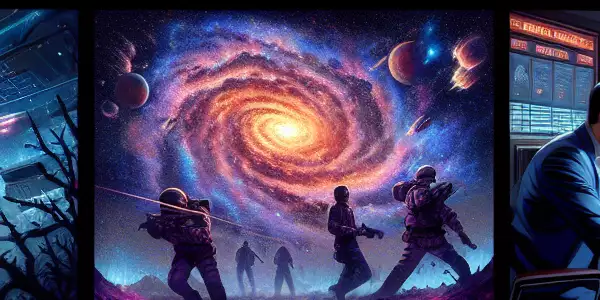 退役警探调查连环失踪案的悬疑场景。
